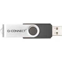 Q-CONNECT USB stick 2.0, zwart, 64 GB