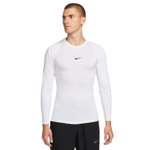 Nike Pro Ondershirt Lange Mouwen Wit Zwart