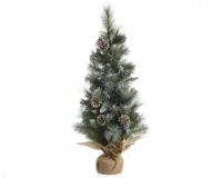 Everlands Kerstboom frosted 75cm met deco