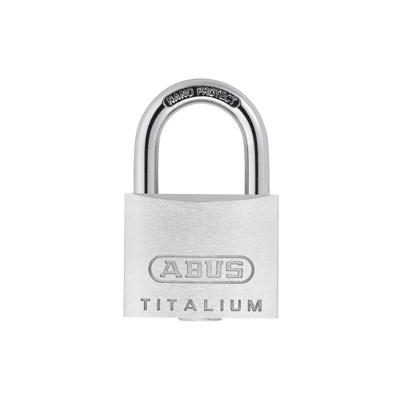 Abus hangslot titalium 64ti/35 - 35mm, grijs - fietsslot