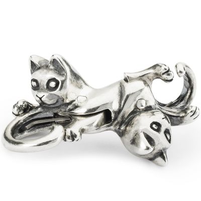 Trollbeads TAGLO-00097 Slot Geliefde Kat zilver