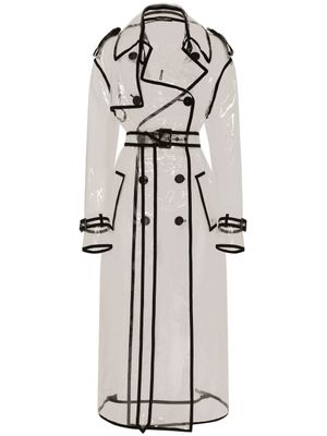 Dolce & Gabbana trench à bords contrastants KIM DOLCE&GABBANA - Noir