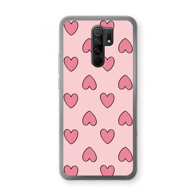 Ondersteboven verliefd: Xiaomi Redmi 9 Transparant Hoesje