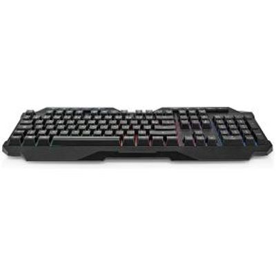 Nedis Bedraad Gaming Toetsenbord USB Type-A Membrane Toetsen LED AZERTY Frans