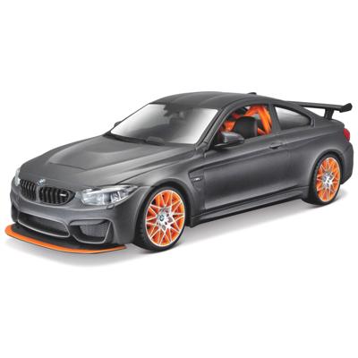 Modelauto BMW M4 GTS - grijs - schaal 1:24 - schaalmodel auto - speelgoedauto