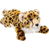 Pluche knuffel dieren Cheetah/Jachtluipaard 30 cm   -