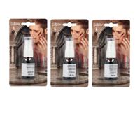 Boland Carnaval/Halloween nepbloed - 3x - spray - 28 ml - griezel/thema feesten