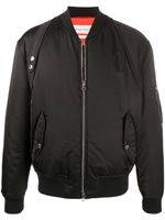 Alexander McQueen veste bomber à coupe boxy - Noir