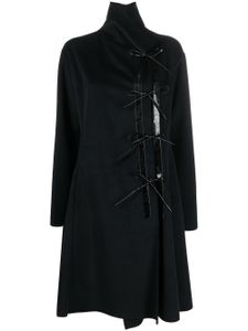 Giorgio Armani Pre-Owned manteau à col montant (années 2000) - Noir