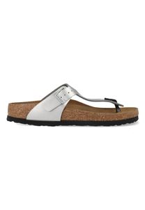 Birkenstock Slippers Gizeh BF 043853 Zilver  maat