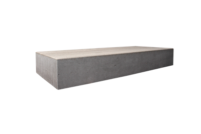 Minimaal 5 stuks! (2.0m²) Traptrede massief 100x40x18 cm grijs prijs per stuk - Gardenlux