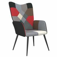 Relaxstoel patchwork stof