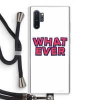 Whatever: Samsung Galaxy Note 10 Plus Transparant Hoesje met koord