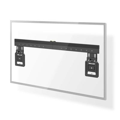 Nedis Vaste TV-Muurbeugel | 43 - 100 " | Maximaal schermgewicht: 75 kg | Minimale muurafstand: 9.50 mm | Staal | Zwart - TVWM5090BK