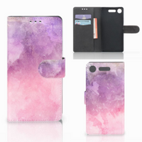 Hoesje Sony Xperia XZ1 Pink Purple Paint - thumbnail