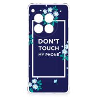 OnePlus 12 Anti Shock Case Flowers Blue DTMP