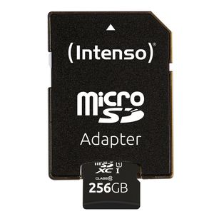 Intenso microSD-Card Class10 UHS-I 256GB Speicherkarte