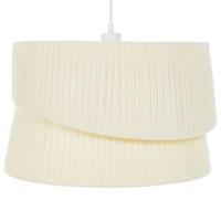 Beliani - BIRIM - Hanglamp - Beige - Polyester - thumbnail