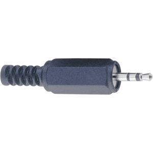 BKL Electronic 1107002 Jackplug 2,5 mm Stekker, recht Aantal polen: 3 Stereo Zwart 1 stuk(s)