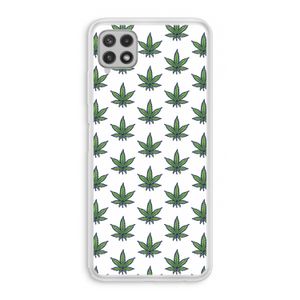 Weed: Samsung Galaxy A22 4G Transparant Hoesje