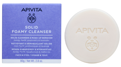 Apivita Face Care Cleansers Zeep Solid Foamy Cleanser 80g Apivita Face Care Cleansers Zeep Solid Foamy Cleanser 80g