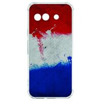 Google Pixel 9a hoesje - Nederlandse vlag - schokbestendig TPU