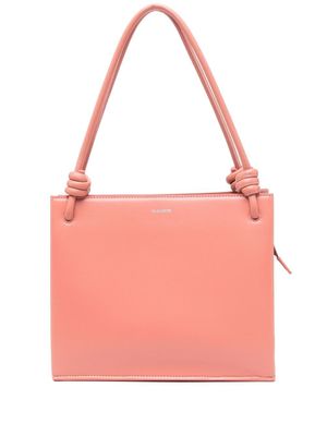Jil Sander sac cabas en cuir à détail noué - Rose