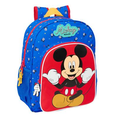Schoolrugzak Mickey Mouse Clubhouse Good day Blauw 32 x 38 x 12 cm