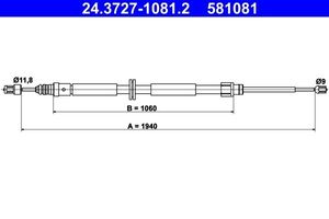 Handremkabel 24372710812