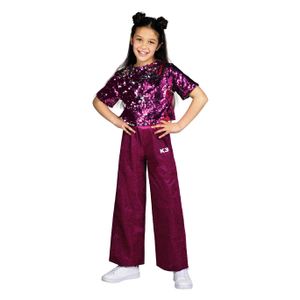 Studio 100 verkleedpak roze, 6-8 jaar