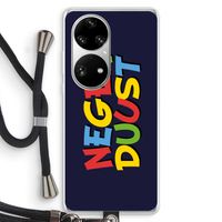 90's One: Huawei P50 Pro Transparant Hoesje met koord