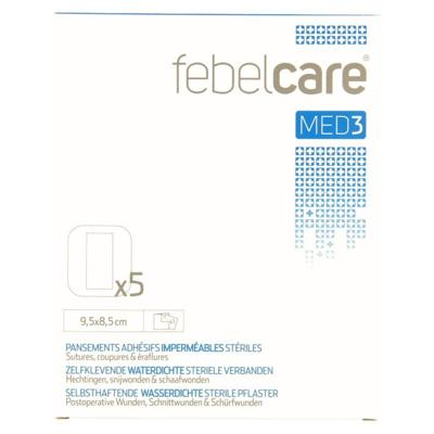 Febelcare Med3 Verb.zelfkl Ster.wtp 9,5x 8,5cm 5