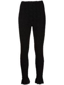 Alexander Wang legging froncé à volants - Noir