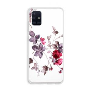 Mooie bloemen: Galaxy A51 4G Transparant Hoesje