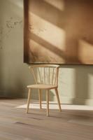 Nohr Eetkamerstoel 'Araseli' Rubberhout, kleur Naturel