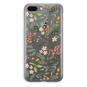 Sweet little flowers: iPhone 8 Plus Transparant Hoesje