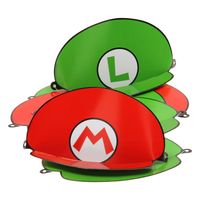 Super Mario hoedjes, 8st.