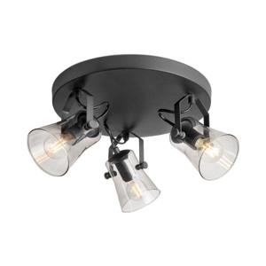 Opbouwspot Edge 3 - Rond - dimbare - zwart