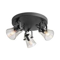 Opbouwspot Edge 3 - Rond - dimbare - zwart Opbouwspot Edge 3 - Rond - dimbare - zwart