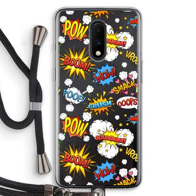 Pow Smack: OnePlus 7 Transparant Hoesje met koord