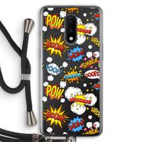Pow Smack: OnePlus 7 Transparant Hoesje met koord