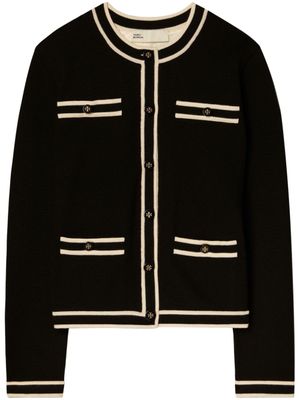 Tory Burch cardigan Kendra - Noir