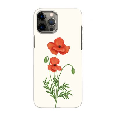 Red poppy: Volledig geprint iPhone 12 Pro Max Hoesje