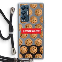 Koekerond: Oppo Find X3 Neo Transparant Hoesje met koord