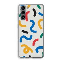 Illustratieve pop 2: Samsung Galaxy S21 Transparant Hoesje