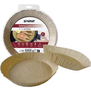 ScanPart 2910070003 Heteluchtfritteuspapier 20 cm rond, 100 stuks