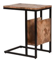LABEL51 Laptoptafel 'Shift' Visgraat Mangohout, kleur Naturel