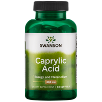 Ultra Caprylic Acid 600mg | Swanson | 60ct