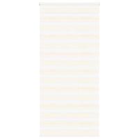 VidaXL Zebra rolgordijn 105x200 cm stofbreedte 100,9cm marmerbeige
