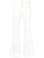 Prabal Gurung pantalon évasé à taille haute - Blanc